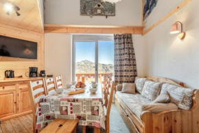 Appartement d'une chambre a Val Thorens a 20 m des pistes avec vue sur la ville et balcon